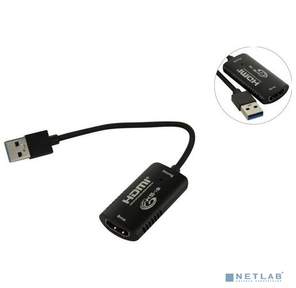 KS-is KS-489 Адаптер видеозахвата HDMI USB 3.0 макси