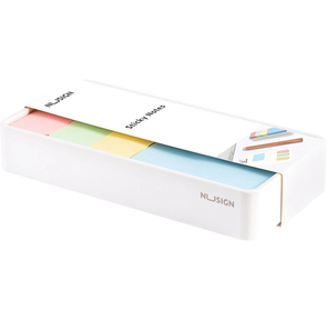 Блок для записей бумажный Deli Nusign ENS116 15лист. пастель белый 4цв.в упак.  (упак.:4шт)