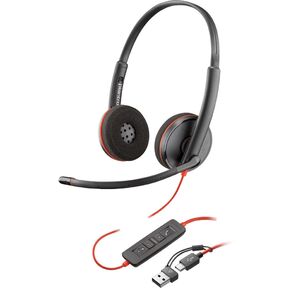 Наушники Poly Poly Blackwire 3220
Stereo +USB-C / A Adapter  (PN: 8X228A6)