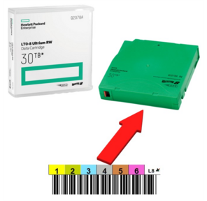 HPE Ultrium LTO-8 Data Cartridge 30TB RW