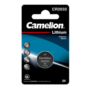 Батарея Camelion Lithium CR2032 BL-1 CR2032 210mAh  (1шт) блистер
