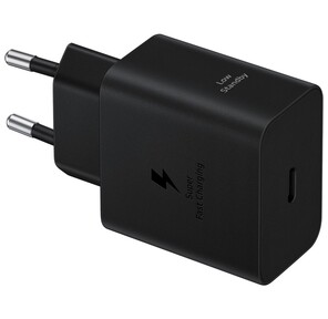 Сетевое зарядное устройство Samsung 45W  (USB Type-C порт,  кабель USB Type-C в комплекте),  чёрное