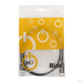 Bion Кабель  USB 3.0 AM to Type-C cable  (AM / CM),  1 m,  black. 5 Гбит / с .  3A  (36W) [BXP-CCP-USB3-AMCM-1M-B]