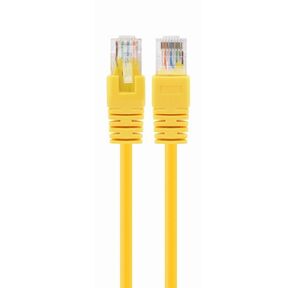 Патч-корд UTP Cablexpert кат.5e,  0.5м,  литой,  многожильный  (желтый)