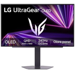 Монитор LG 27" UltraGear 27GX704A-B черный OLED LED 16:9 HDMI глянцевая HAS Piv 1500000:1 275cd 178гр / 178гр 2560x1440 240Hz G-Sync FreeSync Premium Pro DP 2K USB 7.2кг