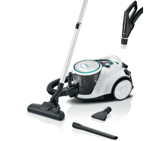 Пылесос Bosch /  Пылесос Bosch,  безмешковый,  напольный,  емкость пылесборника 2.4 л,  сухая уборка,  цвет белый / черный