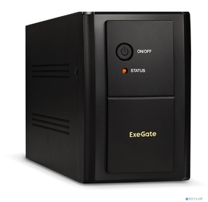 Exegate EP285483RUS ИБП ExeGate SpecialPro UNB-1000.LED.AVR.EURO.RJ <1000VA / 650W,  LED,  AVR,  4 евророзетки,  RJ45 / 11,  Black>