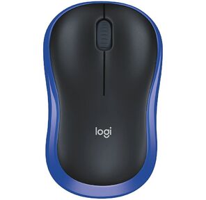 Logitech M185 Blue,  оптическая,  1000dpi,  2.4GHz,  USB-ресивер Logitech Unifying®