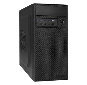Exegate EX291271RUS Корпус Minitower ExeGate BAA-109U2  (mATX,  без БП,  2*USB+2*USB3.0,  аудио,  черный)