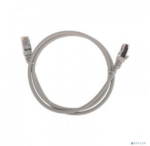 Патч-корд F / UTP,  CAT 5e,  RJ45-RJ45,  26AWG,  ZH нг (А)-HF,  серый,  1м  REXANT