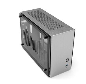 ZALMAN M2 MINI,  MITX,  ALUMINIUM,  SILVER,  WINDOWx2,  RISER CARD,  2x3.5",  3x2.5",  1xUSB3.0,  1xUSB3.1 TYPE-C,  TOP 1x80mm