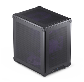 Корпус без блока питания /  Корпус JONSBO C6 Black MATX без БП,  mini-ITX,  micro-ATX,  черный