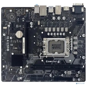 Материнская плата Biostar H610MH D5 Soc-1700 Intel H610 2xDDR5 mATX AC`97 8ch (7.1) GbLAN RAID+VGA+HDMI