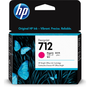 Картридж струйный HP 712 3ED68A пурпурный  (29мл) для HP DJ Т230 / 630