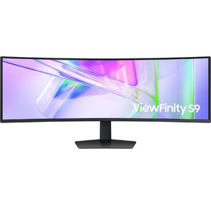 Монитор Samsung 49" ViewFinity S9 S49C950UAUXEN черный VA LED 5ms 32:9 HDMI M / M матовая HAS Piv 350cd 178гр / 178гр 5120x1440 120Hz DP DQ USB 15.6кг