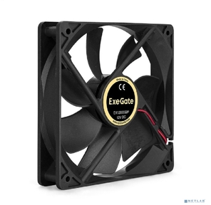 Exegate EX294048RUS Вентилятор ExeGate EX12025S2P,  120x120x25 мм,  Sleeve bearing  (подшипник скольжения),  2pin  (разъем 2.54; для блоков питания ATX),  1400RPM,  25dBA