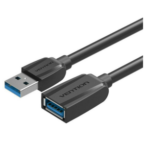 Кабель-удлинитель Vention USB 3.0 AM / AF - 2м Black Edition