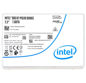 Intel® SSD D7-P5510 Series  (7.68TB,  2.5in PCIe 4.0 x4,  3D4,  TLC),  99A5DR