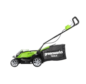 Greenworks Газонокосилка аккумуляторная G40LM35,  {40V,  35 см,  без АКБ и ЗУ} [2501907]