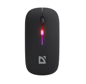 Беспроводная оптическая мышь Defender 52261 Coda MB-261 черн, 2.4ГГц+BT, радужн, 300мАч