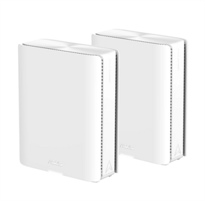 ASUS BQ16  (W-1-PK) /  / 2 access point  / 802.11b / g / n / ac / ax / be,  1376 + 11529Mbps,  2, 4 + 6 gGz,  white