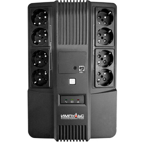 Импульс MT80103 Мастер,  Интерактивная,  800VA / 480W,  Tower,  Schuko,  LED,  Serial+USB,  USB