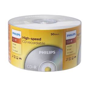 Диск CD-R Philips 700 Mb,  52x,  Cake Box  (50),   (50 / 600)
