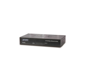 PLANET 8-Port 10 / 100Mbps Fast Ethernet Switch,  Metal