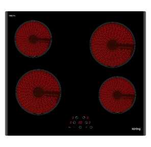 Электрическая варочная панель KORTING HK60003B,  4 конфорки,  черная