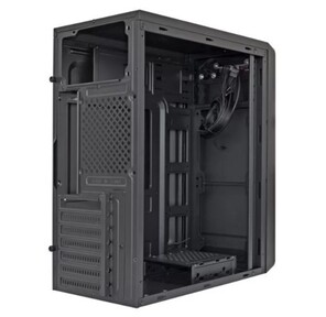 Exegate EX283070RUS Корпус Miditower ExeGate XP-332 Black,  ATX,  <без БП>,  2*USB,  Audio