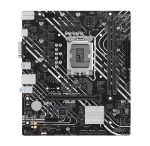 ASUS PRIME H610M-K,  LGA1700,  H610,  2*DDR5,  D-Sub + HDMI,  SATA3,  Audio,  Gb LAN,  USB 3.2,  USB 2.0,  COM*1 header  (w / o cable), mATX ; 90MB1GA0-M0EAY0