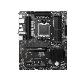 MSI PRO B650-S WIFI AMD B650 sAM5,  4xDDR5 (256GB),  HDMI 2.1 / DP,  2xPCIe 4.0x16,  1xPCIe 3.0,  1xLAN  (2.5GbE),  Wi-Fi,  BT,  4xSATA 6Gb / s,  2xM.2,  1xUSB-C,  7xUSB 3.2,  ATX