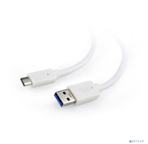 Bion Кабель  USB 3.0 AM to Type-C cable  (AM / CM),  1 m,  white. 5 Гбит / с .  3A  (36W) [BXP-CCP-USB3-AMCM-1M-W]