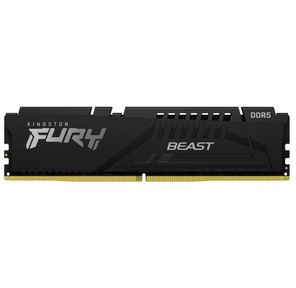Модуль памяти DDR 5 DIMM 32Gb PC41600,  5200Mhz,  Kingston FURY Beast Black CL40  (KF552C40BB2-3)  (retail)