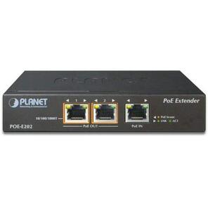 1-Port 802.3at PoE+ to 2-Port 802.3af / at Gigabit PoE Extender