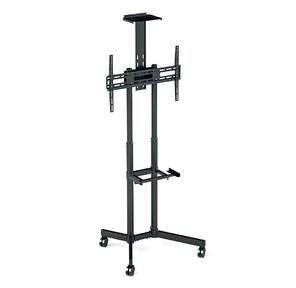 Стойка на колесах Arm media PT-STAND-8 черная для TV / LFD 32"-80",  полка,  max VESA 600x400,  высота 1060-1500 мм,  нагрузка до 50 кг