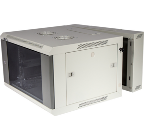 Шкаф настенный серии Pro,  3-секционный,  15U 600x600,  стеклянная дверь