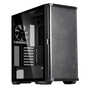 ZALMAN Z10,  ATX,  BLACK,  WINDOW,  2x3.5",  2x2.5",  2xUSB3.0,  1xUSB 3.1 Type-C,  FRONT 3x140mm,  REAR 1x120mm