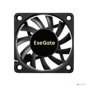 Вентилятор 12В DC ExeGate EX06010B3P  (60x60x10 мм,  2-Ball  (двойной шарикоподшипник),  3pin,  2000RPM,  16dBA)