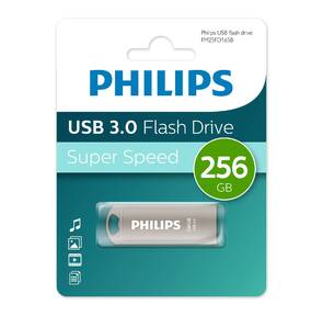 Флеш накопитель 256GB PHILIPS IRON 3.0 256GB,  USB 3.0