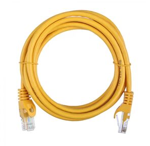 Патч-корд ACD-LPU5E-20Y [ACD-LPU5E-20Y] Cat5e UTP 24AWG 4Pair,  7 / 0.18мм CCA Желтый, 2.0м,   (741524)