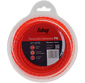 Fubag Триммерная леска FQ сечение витой квадрат L 40 м * 2.4 мм [38746]