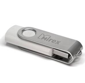 Флеш накопитель 4GB Mirex Swivel,  USB 2.0,  Белый