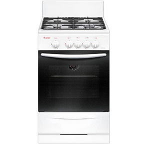 Плита Газовая Gefest CG 50М02 К73 белый  (без крышки) реш.чугун