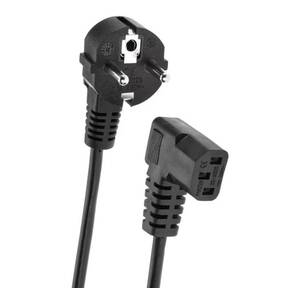 Кабель компьютер - розетка EU угловой  220V <1.8м> Telecom <TP021DA-1.8-BK>_1
