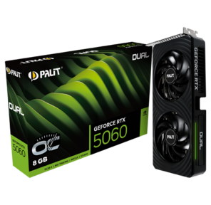 Видеокарта Palit RTX5060 DUAL 8GB GDDR7 128bit 3xDP HDMI 2FAN RTL