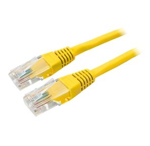 Cablexpert Патч-корд медный UTP PP10-5M / Y кат.5,  5м,  литой,  многожильный  (желтый)