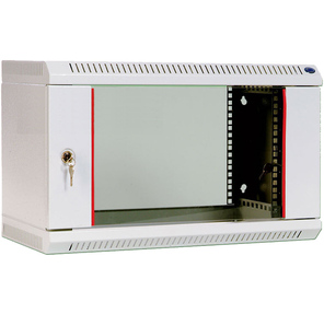 CMO ШРН-Э-6.650 Шкаф телекоммуникационный настенный разборный 6Un  (600x650) дверь стекло