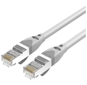 Патч-корд Vention прямой SFTP cat.6A,  RJ45 - 0, 5м. Серый