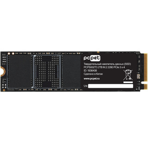 Накопитель SSD PC Pet PCI-E 3.0 x4 2TB PCPS002T3 M.2 2280 OEM
